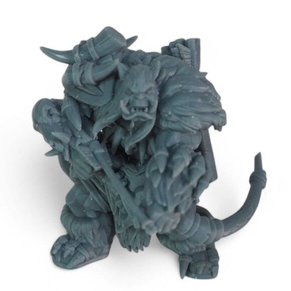 Orc Ranger with Bear Mini Miniature 3D Resin Print DnD Figure Unpainted - Picture 1 of 5